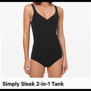 Lululemon Simply Sleek 2 in 1 Tank
